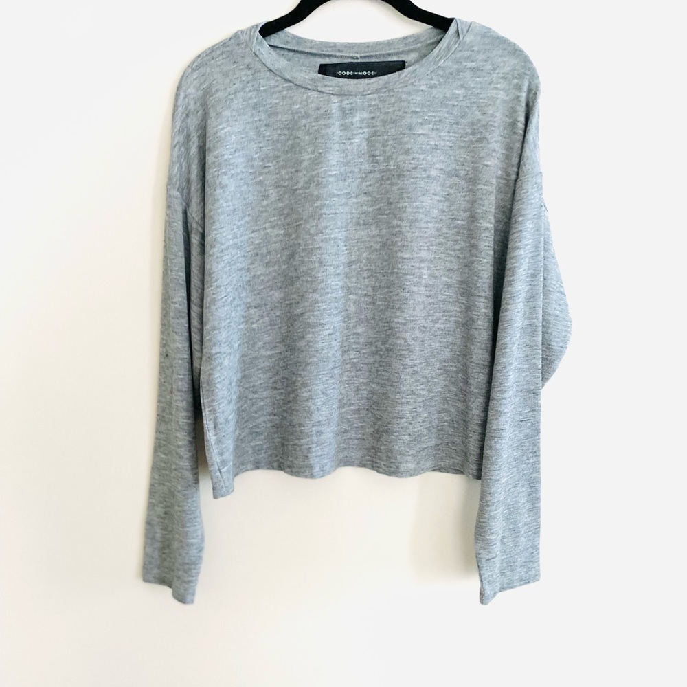 Code x Mode Long Sleeve Crop Top